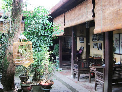 Không gian thiên nhiên tại nhà cổ Đức An